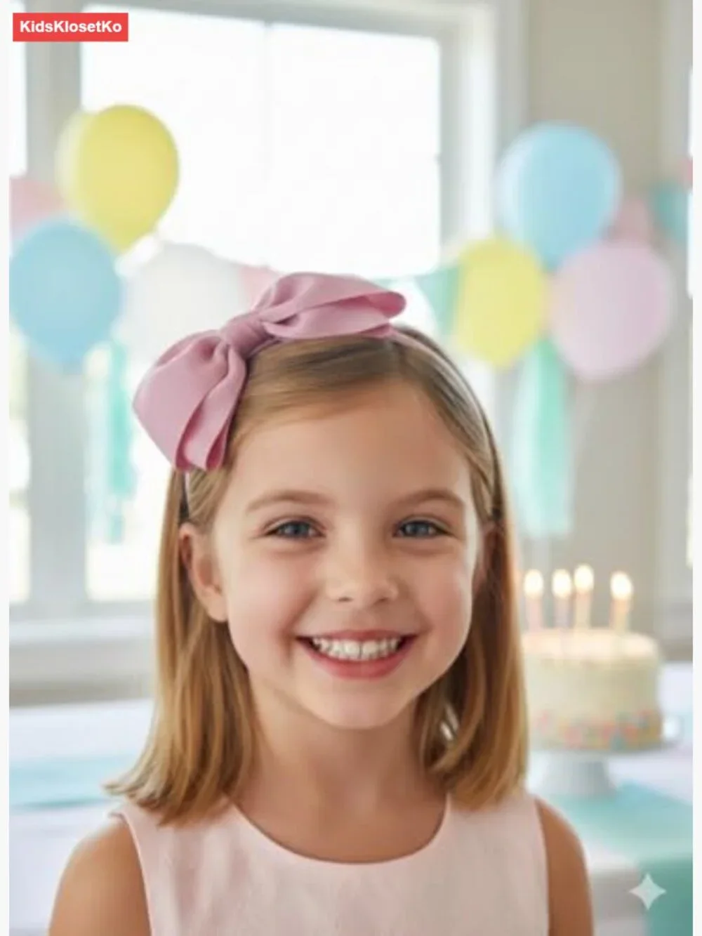 Grosgrain Ribbon Bow Headband for Girls School Uniform Hair Accessory